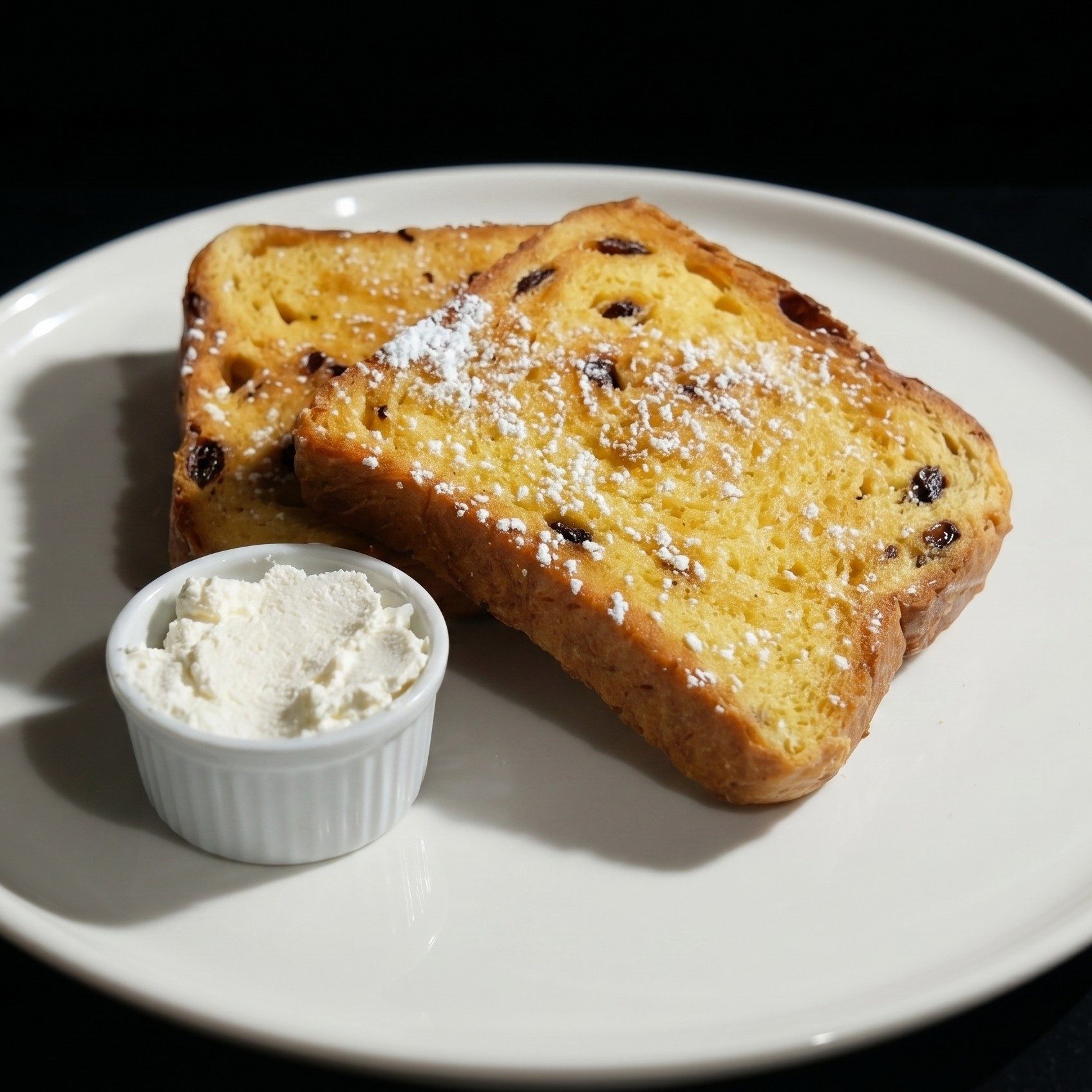 Cinnamon Raisin French Toast.