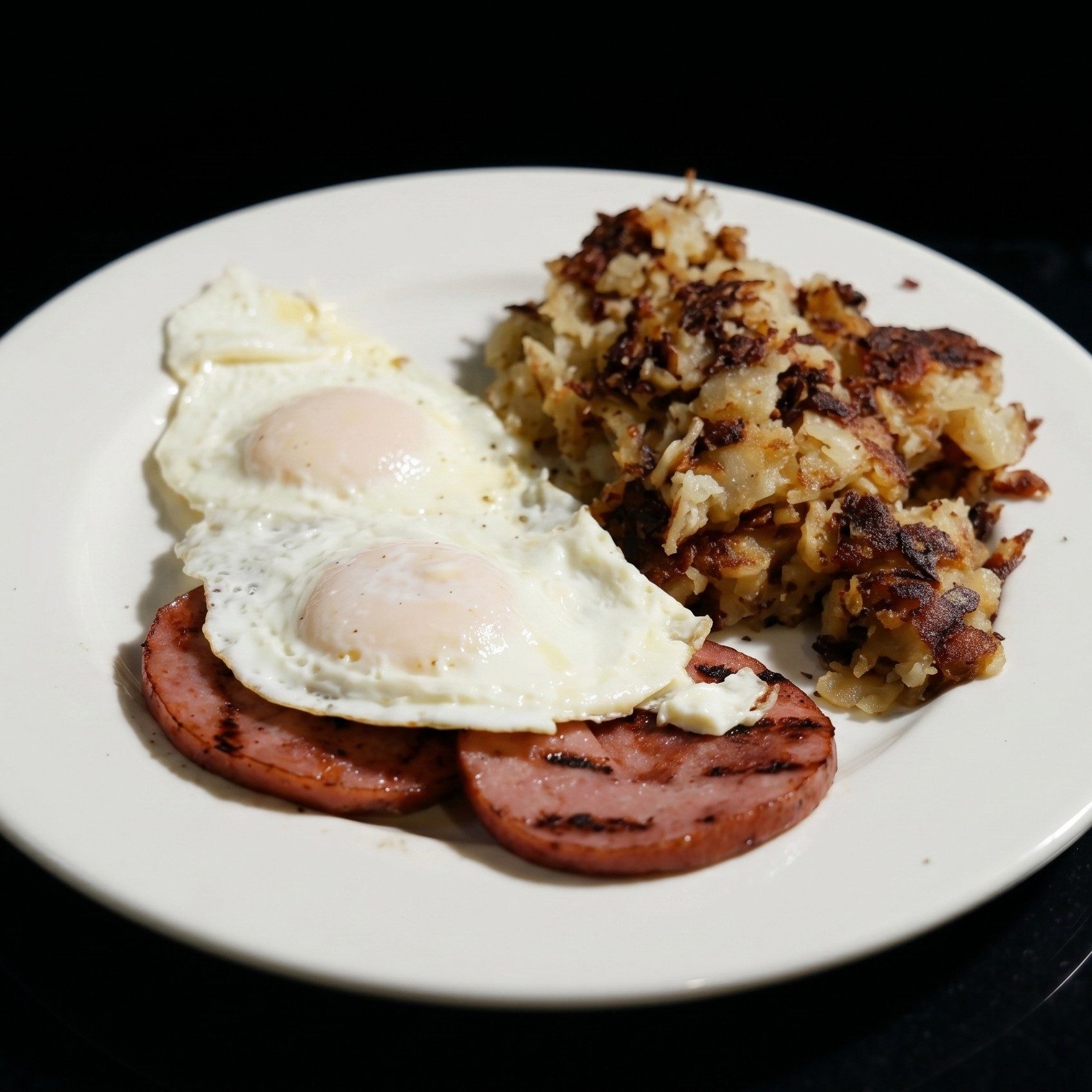 Two Eggs with Meat.
